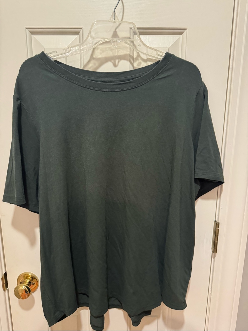 Terra & Sky Dark Green Short Sleeve Crewneck Tee